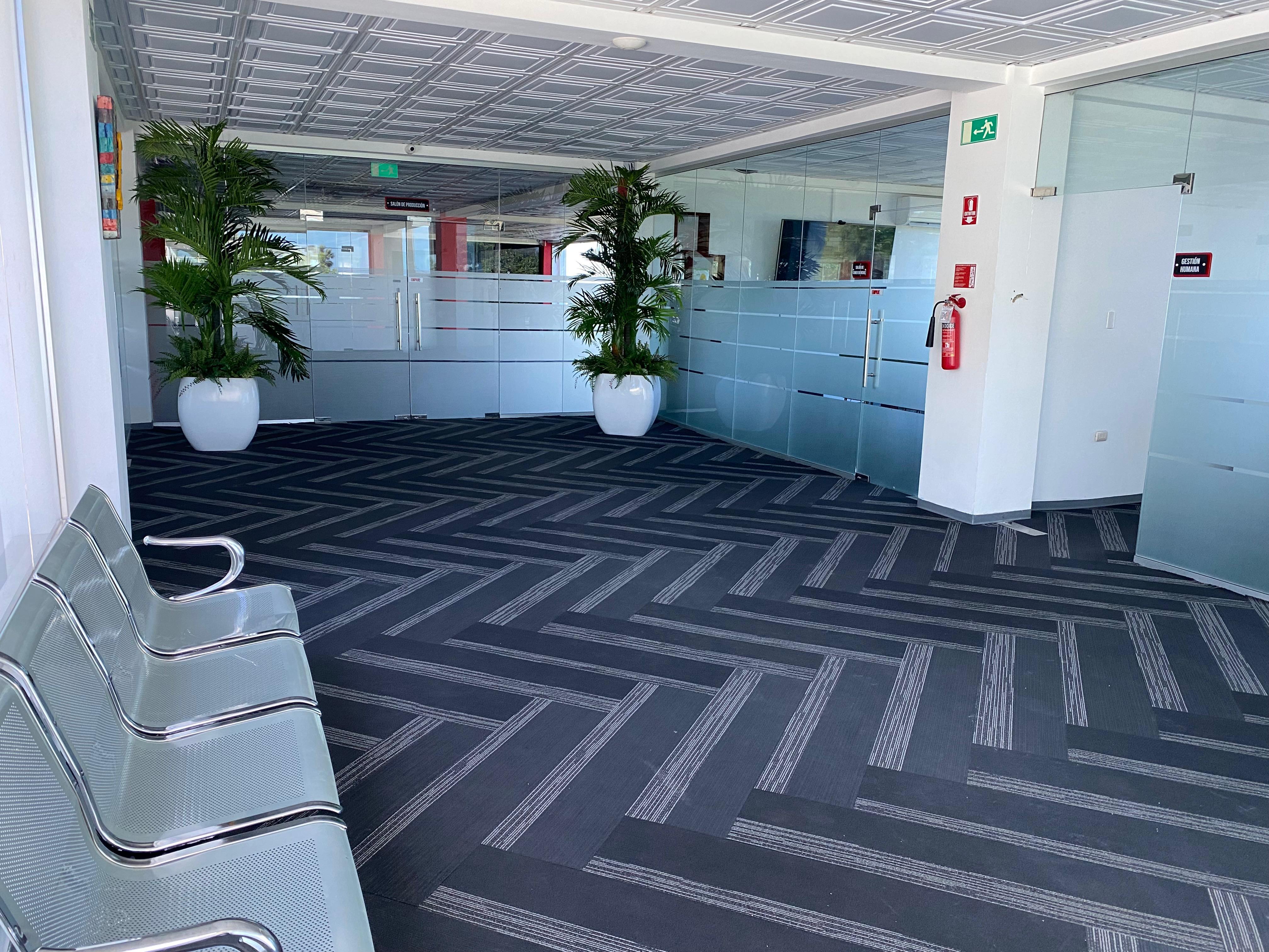 Lobby seating area